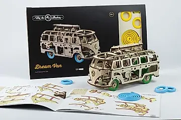 T4M繽紛動力木質系列模型/ 追夢露營車/ 蒂芬妮藍