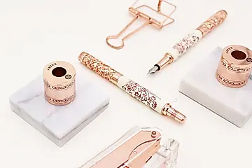 ARTEX x 故宮金番花鋼筆禮盒/ 米玫金