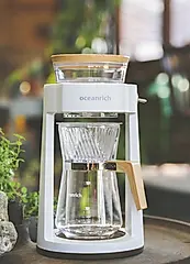 Oceanrich完美萃取旋轉咖啡機/ CR8350BD/ 白色