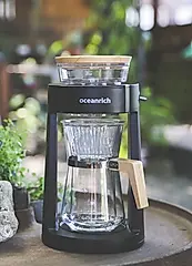 Oceanrich完美萃取旋轉咖啡機/ CR8350BD/ 黑色