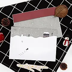 KerKerland信封/ 6入/ 寧靜冬日