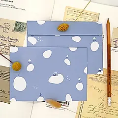 KerKerland信封/ 6入/ 雪地裡的小房子