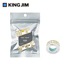 KING JIM TEPRA LITE熱感式標籤薄膜自黏膠帶/ 15mm/ 咖啡廳/ TPT15-011