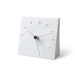 Lemnos白瓷桌鐘/ 花火