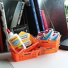 日本 DULTON 桌上型迷你購物籃/ 橙