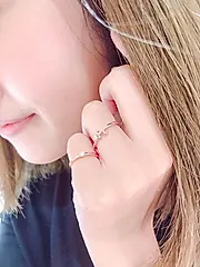 JUST BLOOM典雅女伶純銀玫瑰金戒指＃5