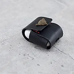 Be Two Airpod_黑色皮革_狐狸/紅色蠟線