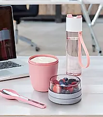 MEPAL On the go雙層隨手杯/ 500ml/ 粉