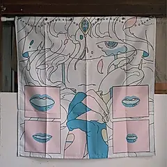 低級失誤Saitemiss小浴簾/ 我的天吶