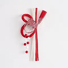 日本 Kamawanu 正月水引繩結掛飾/ L/ 分層梅花束