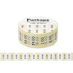 Jean 15W事務紙膠帶/ 時刻