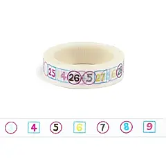 Jean童趣森林事務紙膠/ 10W/ 彩色日期