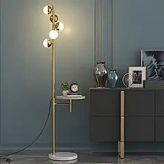 【H&R 安室家】麗塔落地燈ZA0181-金色