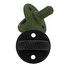 美國itzy ritzy造型矽膠安撫奶嘴/ 兩入組/ 午夜迷彩