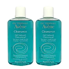 Avene 雅漾 控油清爽潔膚凝膠 200ml 兩入組(公司貨)
