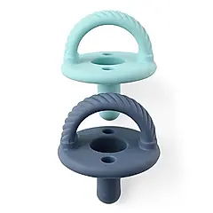 美國itzy ritzy造型矽膠安撫奶嘴/ 兩入組/ 蔚藍海岸