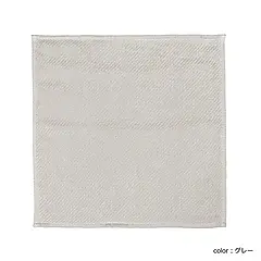 伊織舒芙蕾四重紗手帕巾/ 灰色