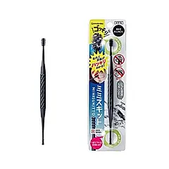 日本綠鐘專利附矽膠頭刷旋轉耳扒(黑色,G-2169)