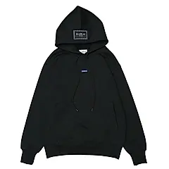 KAI KAI "Plain" Logo重磅連帽T (黑)/S