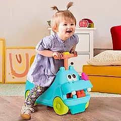 Land of B. 噴氣河馬堆積木滑步車