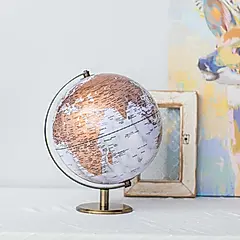 IGLOBE X MYS 地球儀/ 仿大理石系列/ LED/ 珍珠白/ 10吋