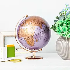 IGLOBE X MYS 地球儀/ 紫海金陸地/ 10吋