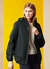 ST.MALO精湛美學燦光華達呢防水0死角防護外套-2142WJ-碳黑色-M號