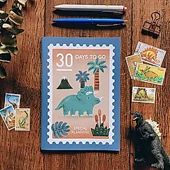 Dimanche 30天倒數計畫本/ 恐龍