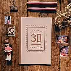 Dimanche 30天倒數計畫本/ 粉駝