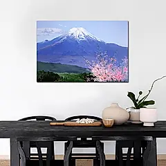 御畫房 富士山 國家一級畫師手繪油畫60x90cm