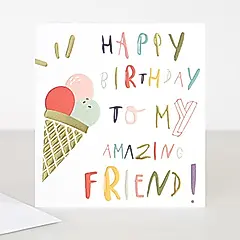 caroline gardner生日賀卡/ 快樂冰淇淋