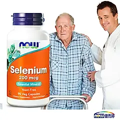 NOW健而婷 硒200mcg膠囊食品(90顆/瓶)