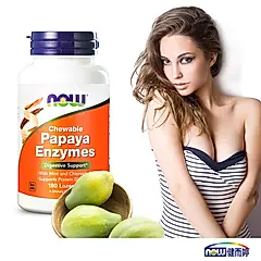 NOW健而婷 青木瓜綜合植物酵素(180顆/瓶)