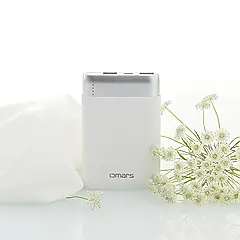 【omars】炫彩系行動電源 PD20W+QC3.0快充 10000mAh(雪花白)
