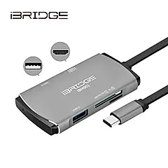 iBRIDGE 5合1 Type-C Hub多功能4K轉接器