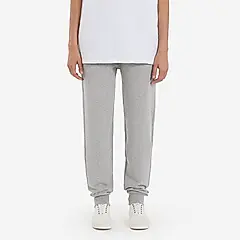 MAISON KITSUNÉ 灰色悠閒狐狸長束口褲XXS