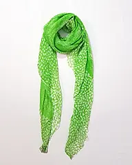 i prefer蠟染圍巾 理性與感性-綠