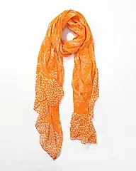 i prefer蠟染圍巾 理性與感性-裸橙