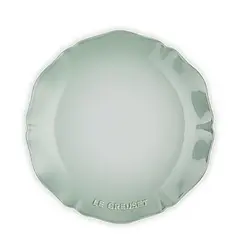 LE CREUSET瓷器凡爾賽花園系列圓盤/ 25cm/ 湖水綠