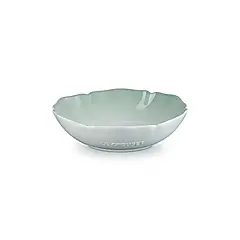 LE CREUSET瓷器凡爾賽花園系列深圓盤/ 20cm/ 湖水綠