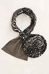 i prefer雙面造型圍巾-金閃閃×變形蟲