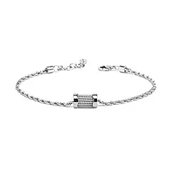 CHARRIOL 夏利豪 FOREVER WAVES CHARMS 鋼索手鍊 (06-101-1139-15)