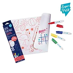 【法國 Super Petit】矽膠彩繪餐墊 MINI - 佛羅里達