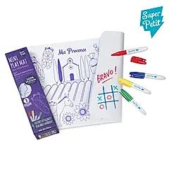 【法國 Super Petit】矽膠彩繪餐墊 MINI - 普羅旺斯