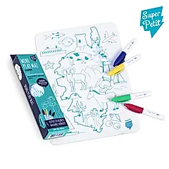 【法國 Super Petit】矽膠彩繪餐墊 MINI - 科西嘉島