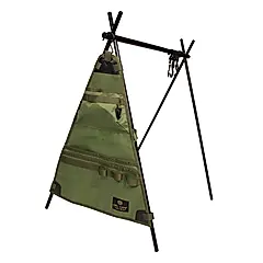 OWL CAMP 軍綠色A字架側掛袋