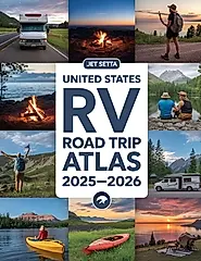 United States RV Road Trip Atlas 2025-2026: Complete Guide with Detailed Maps to Scenic Routes, Campgrounds, National Parks & Hidden Gems Across All 5