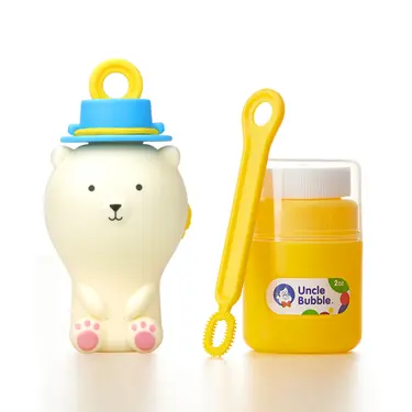 安可堡Uncle Bubble不灑泡泡瓶/ FUN系列/ 白熊/ 共兩款隨機出貨