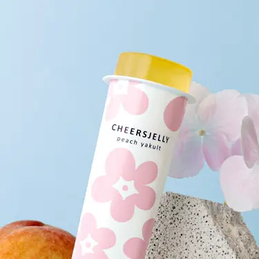 CHEERSPOPS CheersJelly舉杯低卡蜜桃乳酸蒟蒻凍/ 6根入/ 盒