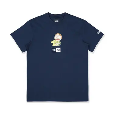 NEW ERA短袖Tee RICK & MORTY海軍藍/ XL